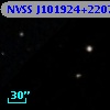 NVSS J101924+220703