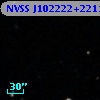 NVSS J102222+221154