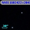 NVSS J102422+204701