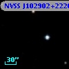 NVSS J102902+222005