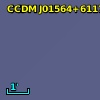 CCDM J01564+6117AB