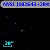 NVSS J102643+204107