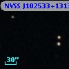 NVSS J102533+131319