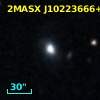 2MASX J10223666+0822376