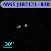 NVSS J102121+030137