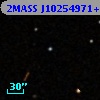2MASS J10254971+0050156
