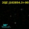 2SLAQ J102854.31+001509.3