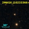 2MASX J10233366+0012016