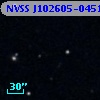 NVSS J102605-045155