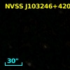 NVSS J103246+420401