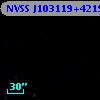 NVSS J103119+421954
