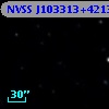 NVSS J103313+421324