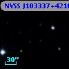 NVSS J103337+421018