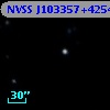 NVSS J103357+425425