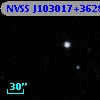 NVSS J103017+362819