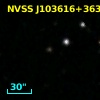 NVSS J103616+363420