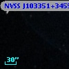 NVSS J103351+345502