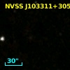 NVSS J103311+305451
