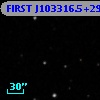 FIRST J103316.5+292453