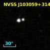 NVSS J103059+314400