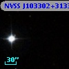NVSS J103302+313338