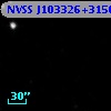 NVSS J103326+315019