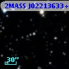 2MASS J02213633+5934236