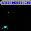 NVSS J103353+285838
