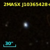 2MASX J10365428+2840049