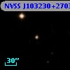 NVSS J103230+270344
