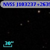 NVSS J103237+263546