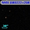 NVSS J103222+250725