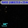 NVSS J103253+254411