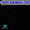 NVSS J104019+242524