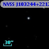 NVSS J103244+221233