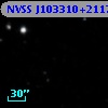 NVSS J103310+211740