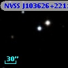 NVSS J103626+221117