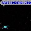 NVSS J103640+210038