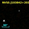 NVSS J103842+203541
