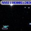 NVSS J103005+202637