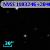 NVSS J103246+204035