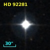 HD  92281