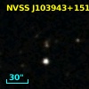 NVSS J103943+151607