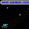 NVSS J103058+135838