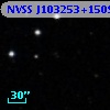 NVSS J103253+150926
