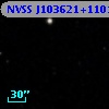 NVSS J103621+110104