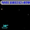 NVSS J103212+070813
