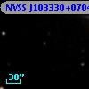 NVSS J103330+070408