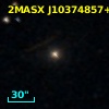 2MASX J10374857+0514413