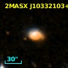 2MASX J10332103+0236582